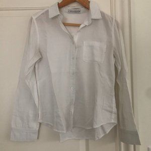 Carmar White Button Down Size Medium